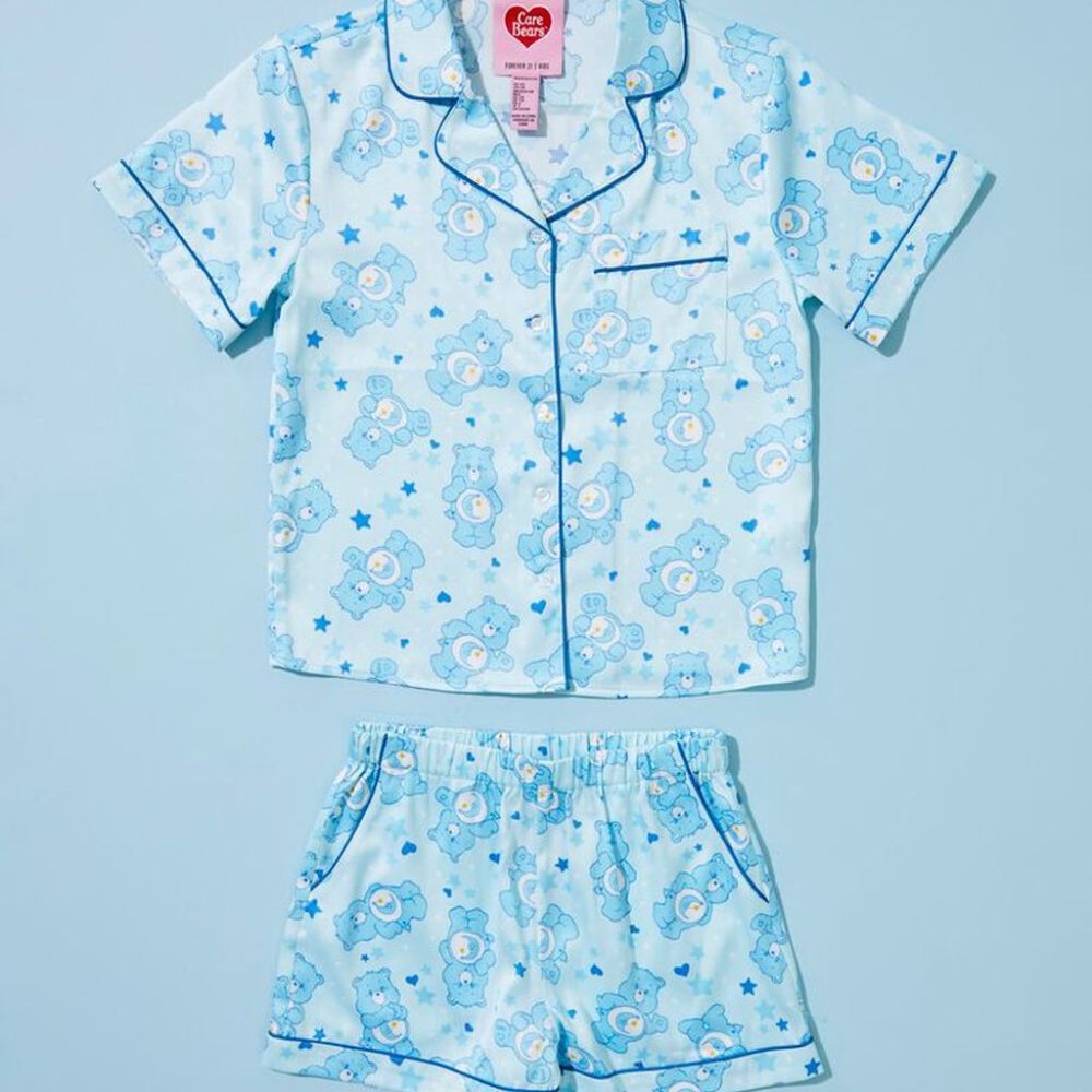 Forever 21, CareBears Girls Pajama Set, Size 9/10, brand new with tags